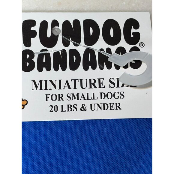 Fundog Triangle Pet Bandana Birthday Boy NEW Miniature Size 20 lbs & Under - Picture 2 of 3